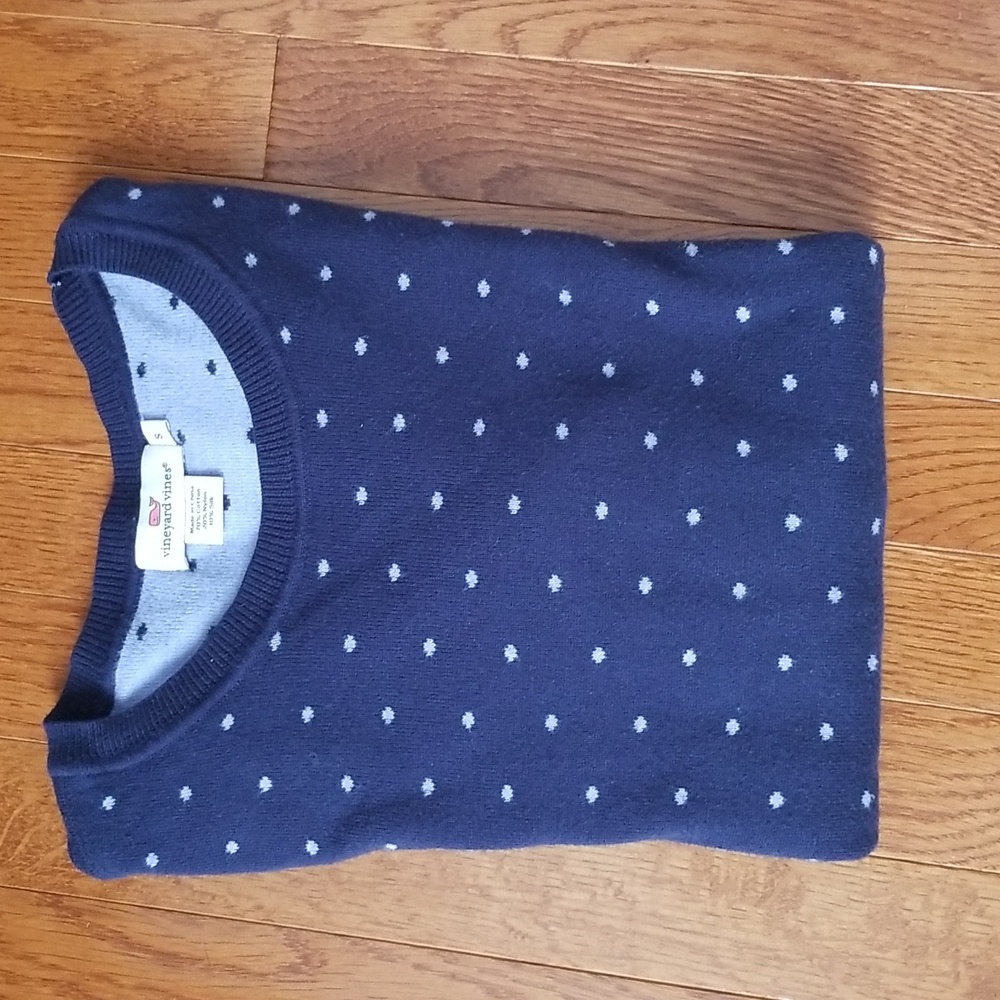 Vineyard Vines Navy Blue Crewneck Sweater - Picture 5 of 7